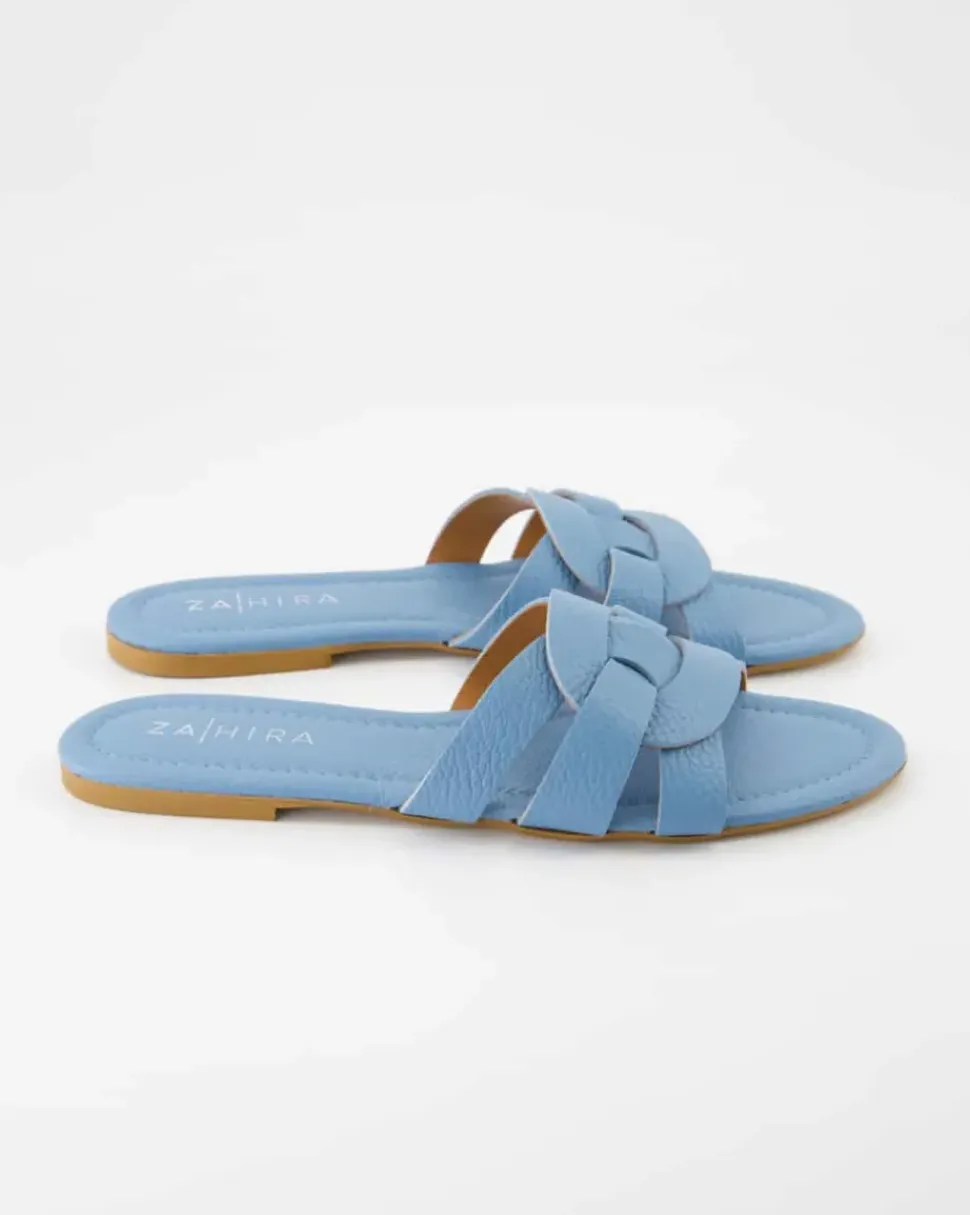 13151 Pantoletten in Blau