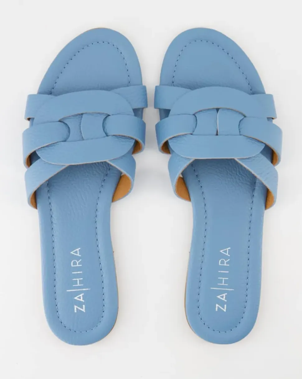 13151 Pantoletten in Blau