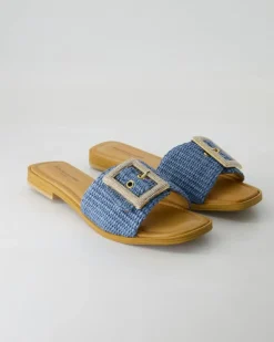 4268 Pantoletten in Blau