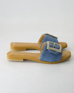 4268 Pantoletten in Blau