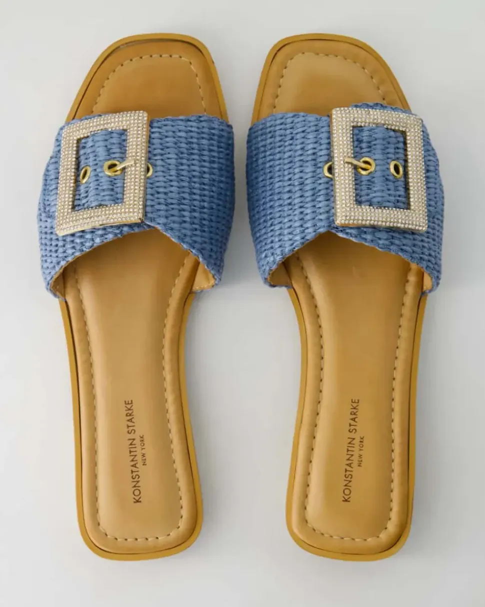 4268 Pantoletten in Blau