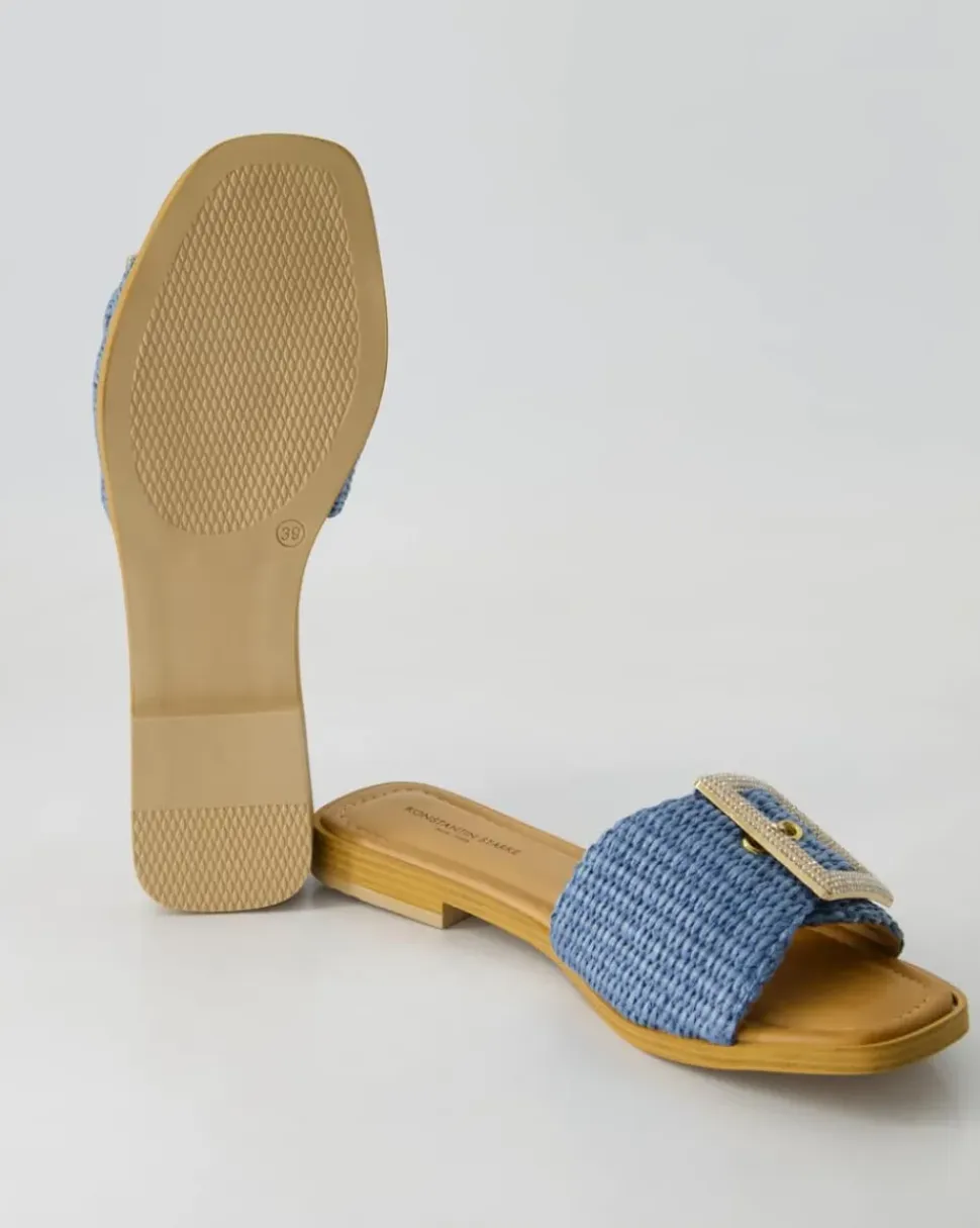 4268 Pantoletten in Blau