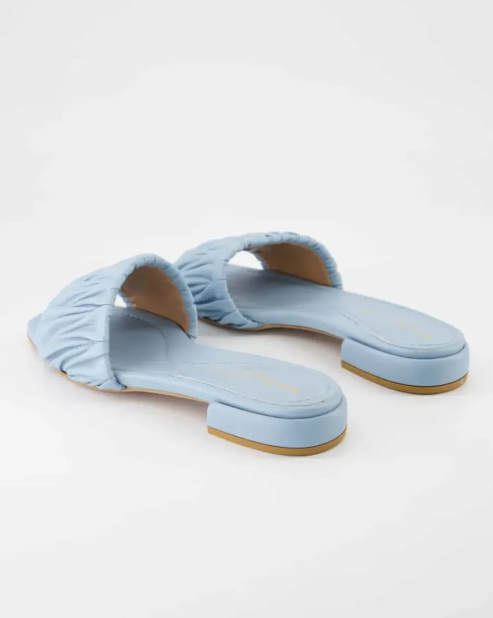 2556 Pantoletten in Blau
