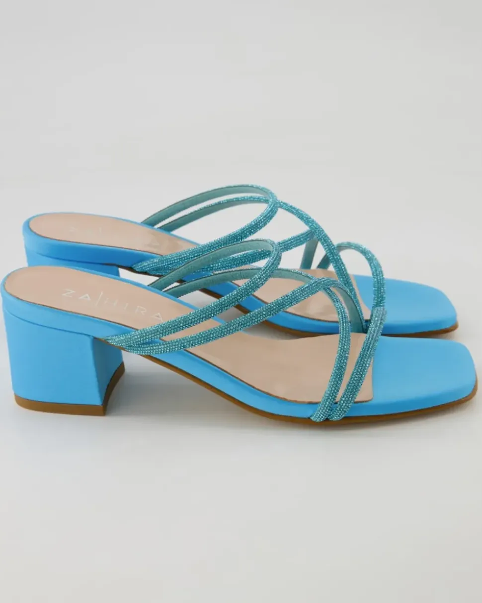 12939 Pantoletten in Blau