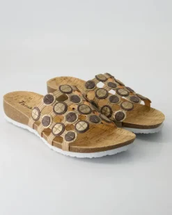 3-000247-4010 Pantoletten in Gold