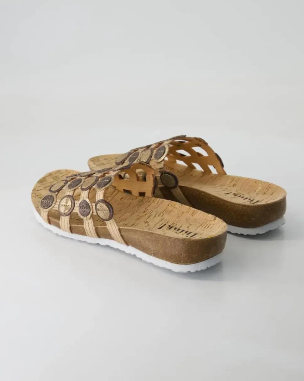 3-000247-4010 Pantoletten in Gold