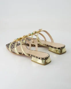 5421-772 Pantoletten in Gold