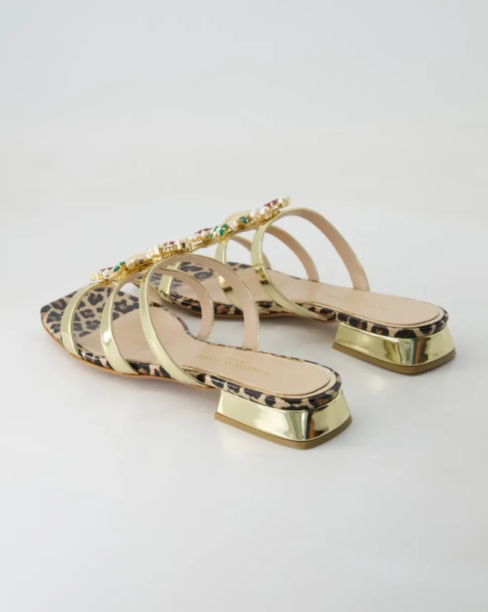 5421-772 Pantoletten in Gold