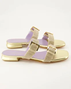 5240 Pantoletten in Gold
