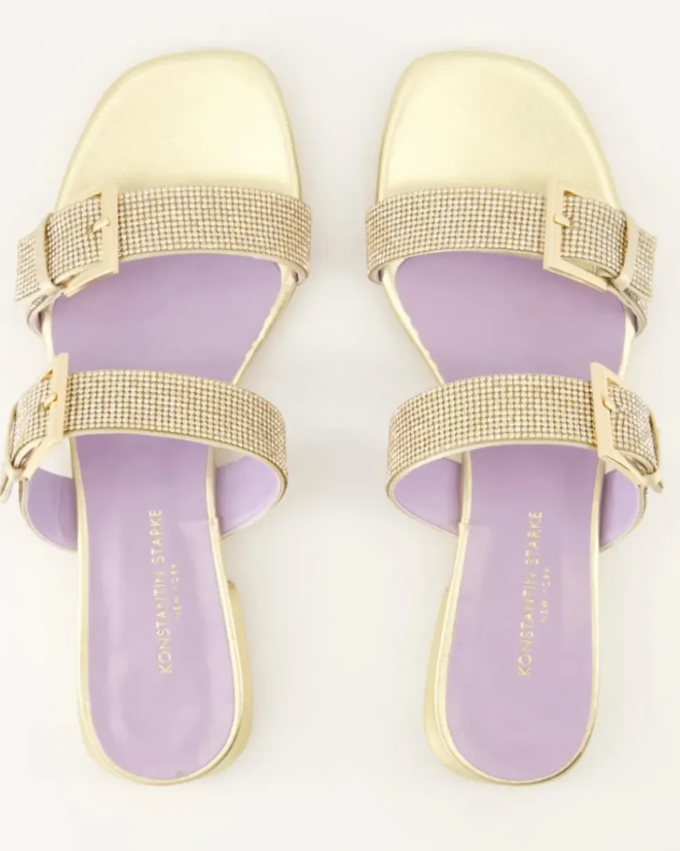 5240 Pantoletten in Gold