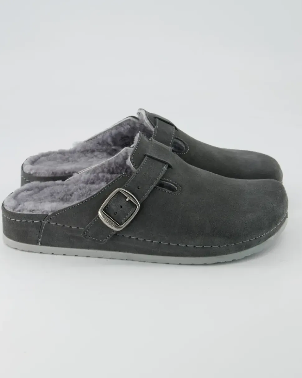 8119-21 Pantoletten in Grau