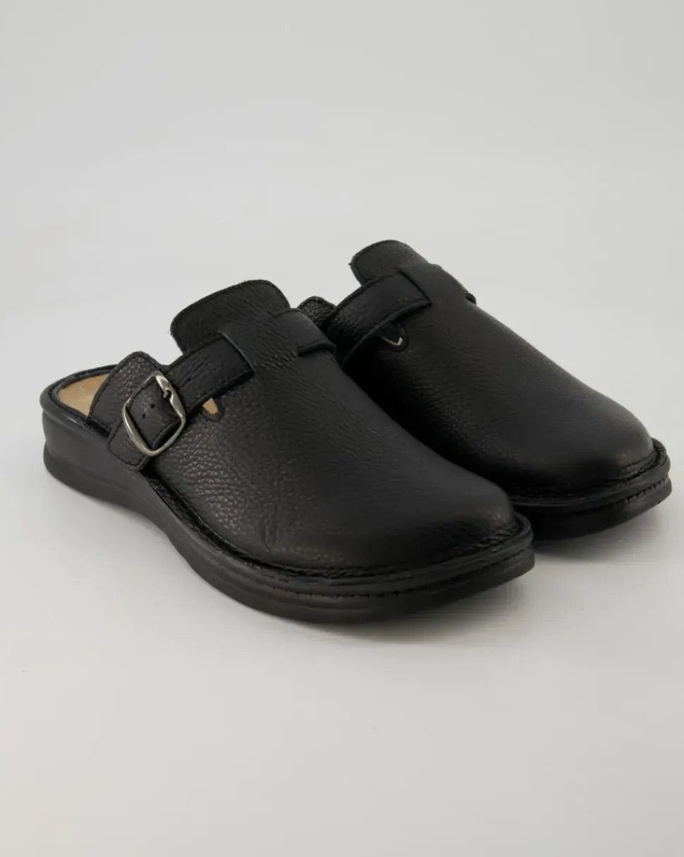 5009-18 Pantoletten in Schwarz