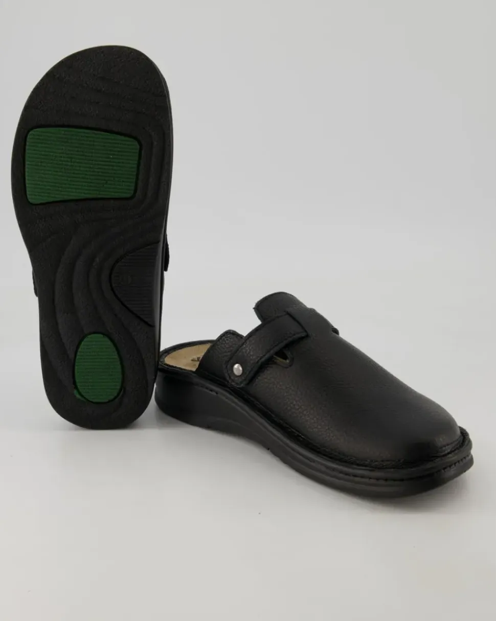 5009-18 Pantoletten in Schwarz