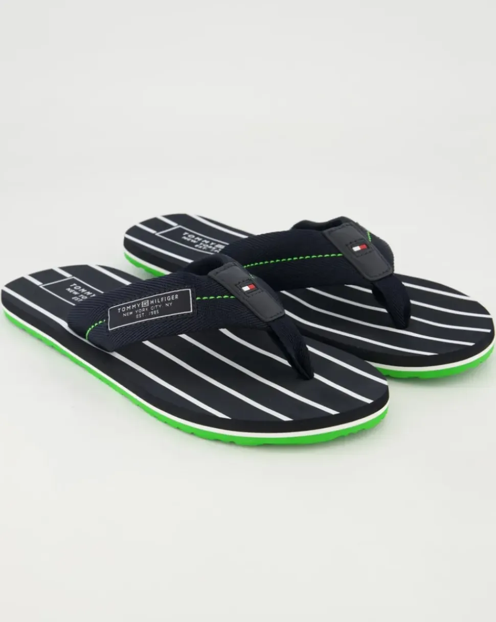 Patch Hilfiger Beach Sandal Zehentrenner in Blau