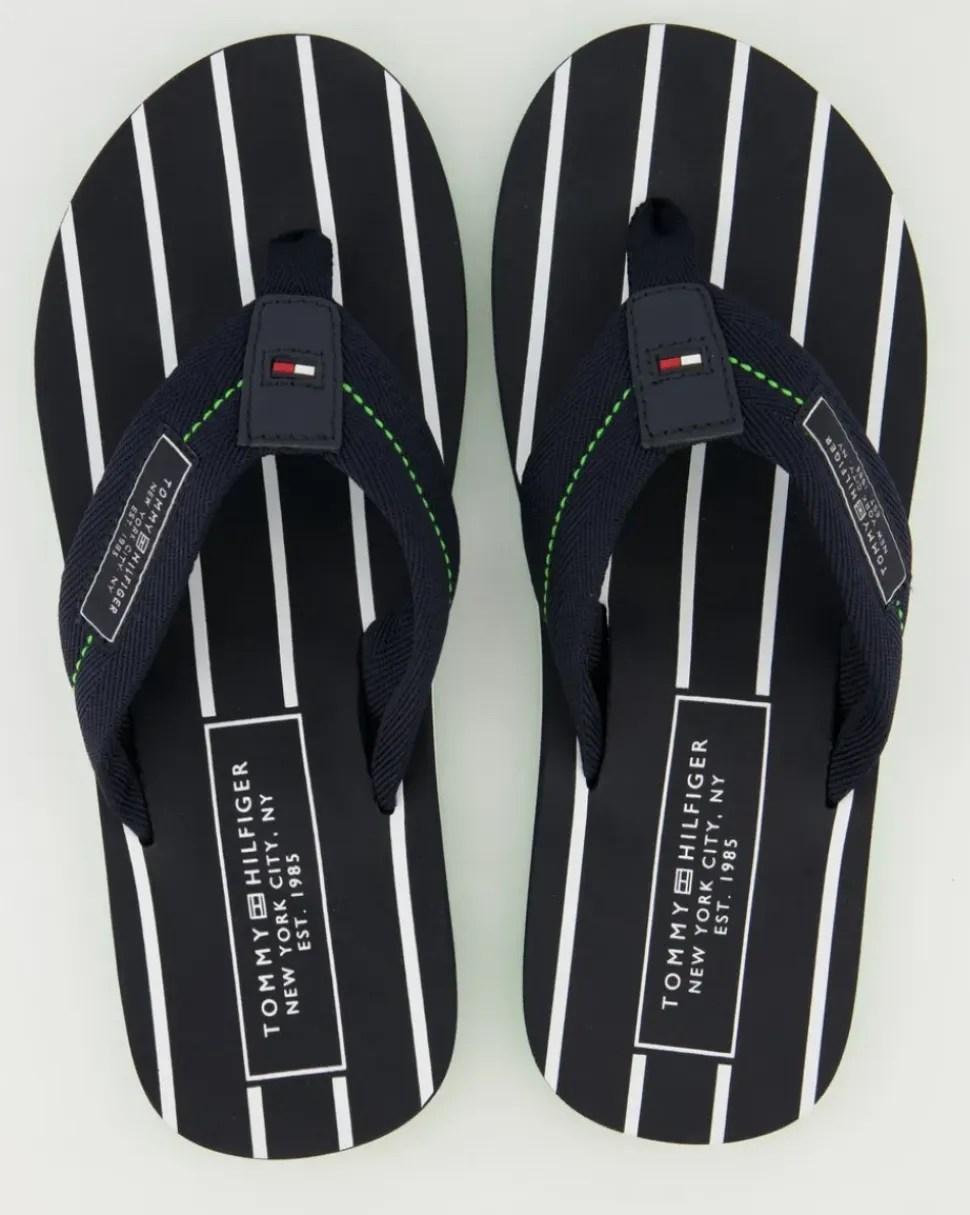 Patch Hilfiger Beach Sandal Zehentrenner in Blau