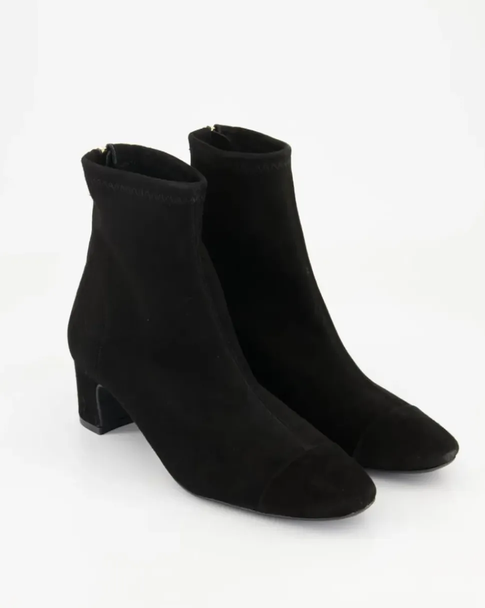 P855CY Stiefeletten in Schwarz