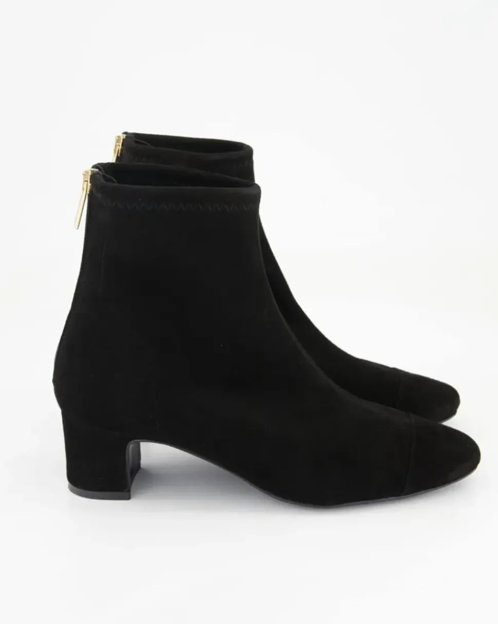 P855CY Stiefeletten in Schwarz