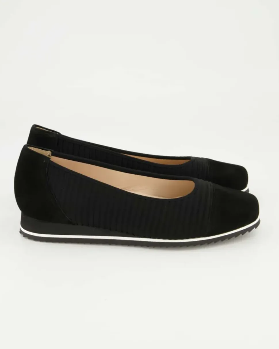 Piacenza Ballerinas in Schwarz