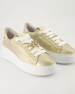 PIA Schnürschuhe in Gold