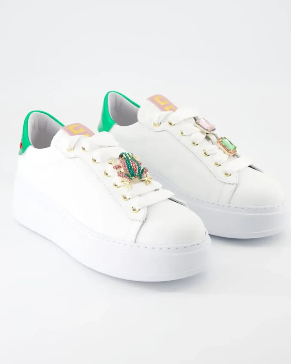 PIA Schnürschuhe in Weiß