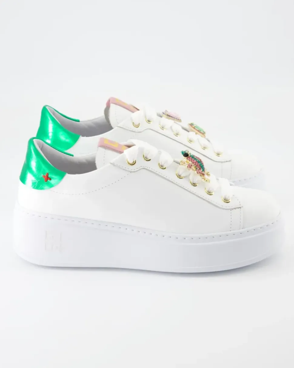 PIA Schnürschuhe in Weiß