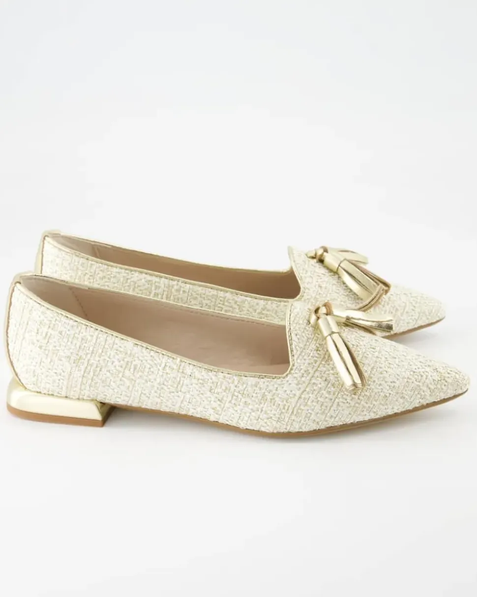Pisa Ballerinas in Beige