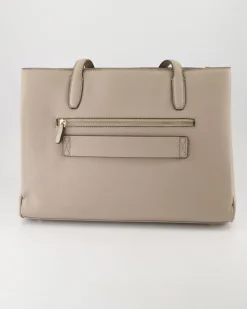 Power Play Tech Tote Handtasche in Beige