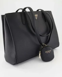 Power Play Tech Tote Handtasche in Schwarz