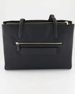 Power Play Tech Tote Handtasche in Schwarz