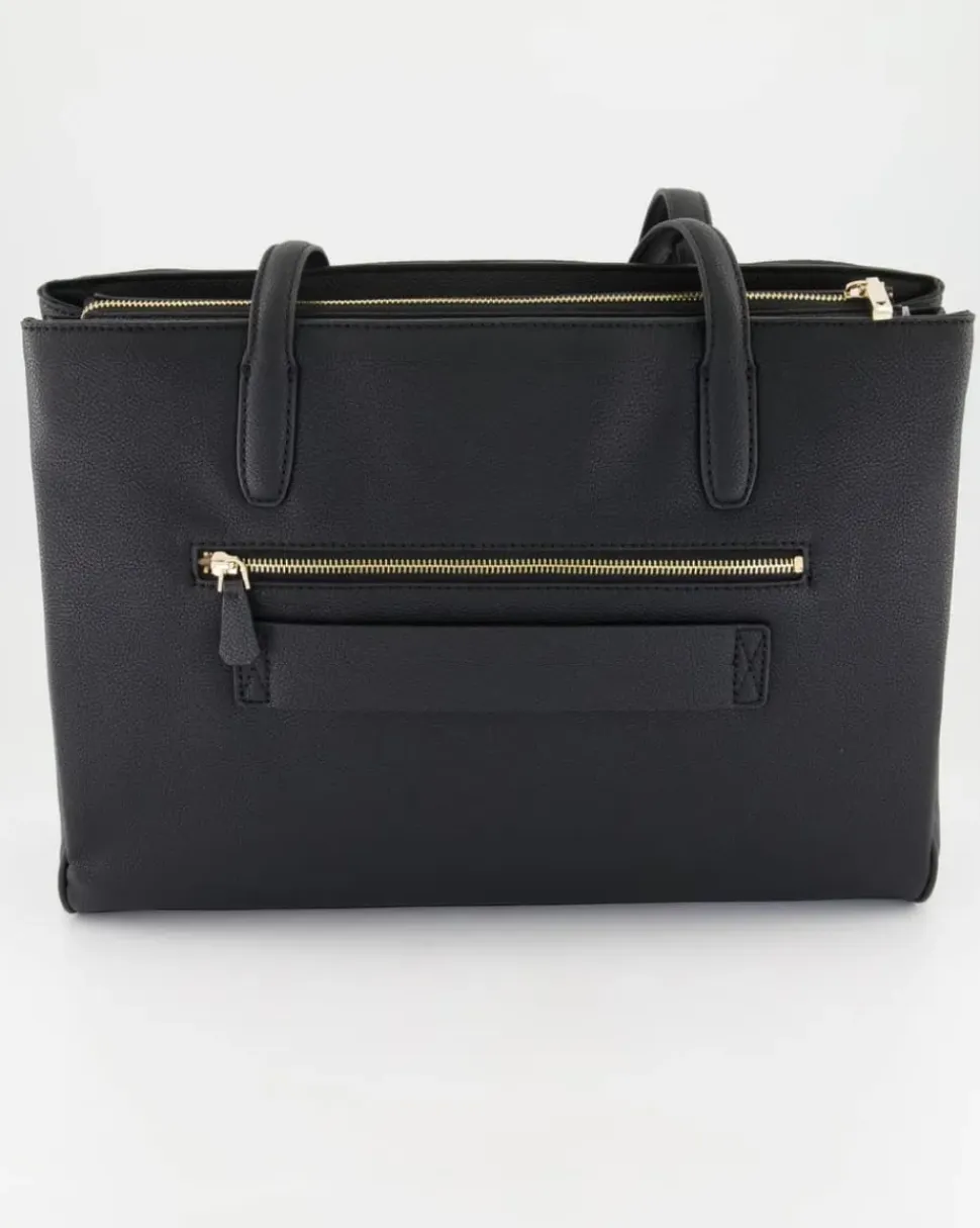 Power Play Tech Tote Handtasche in Schwarz