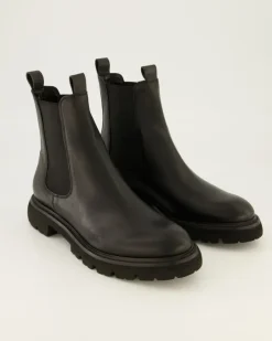 Print Chelsea Boots in Schwarz