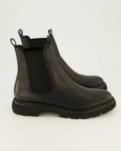 Print Chelsea Boots in Schwarz