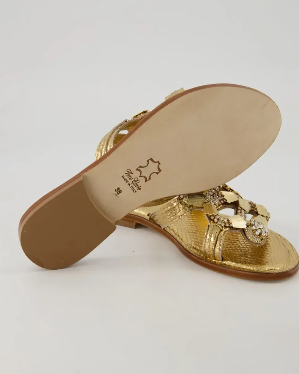 PS361 Pantoletten in Gold