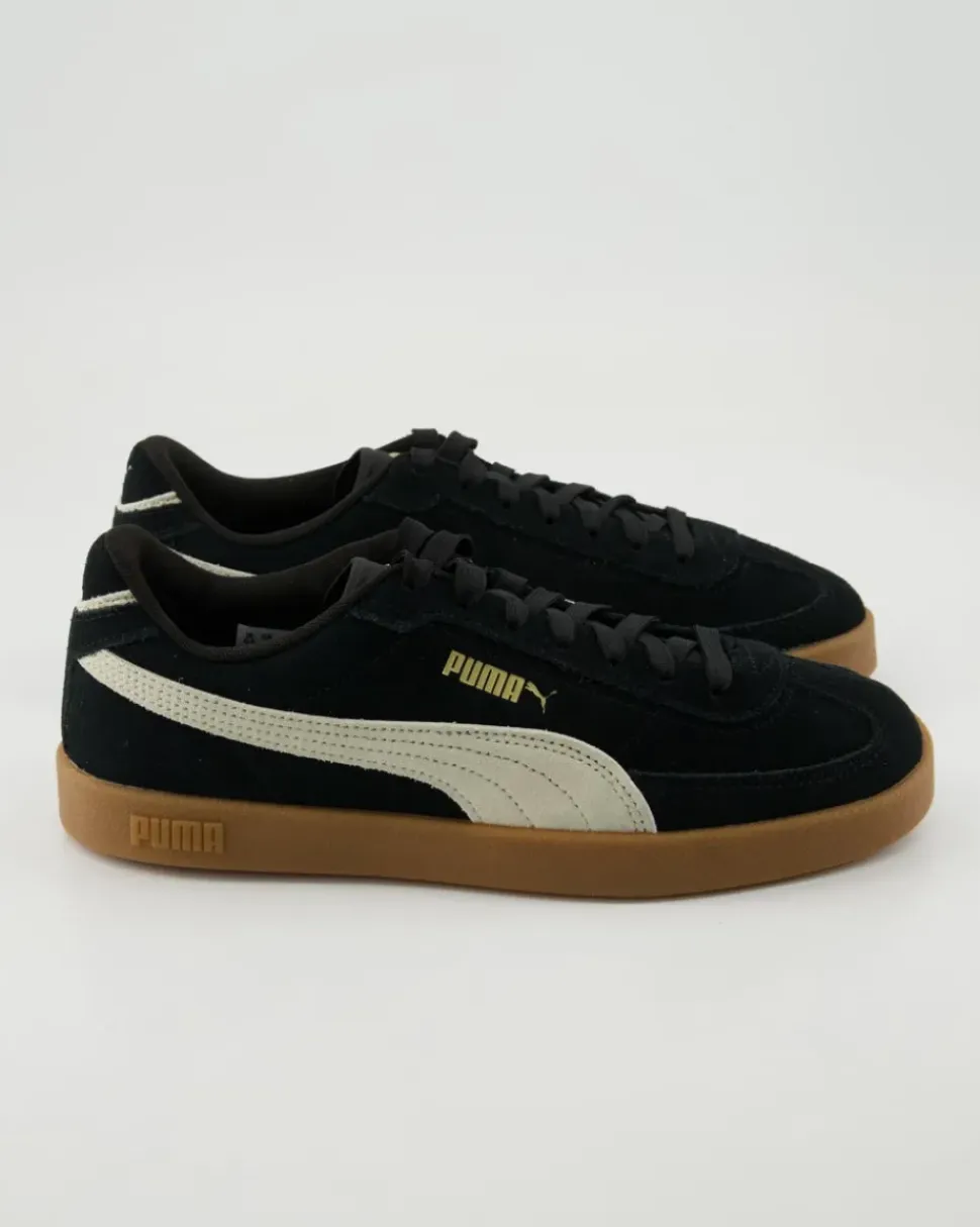 Puma Club II Era Suede Sneaker in Schwarz