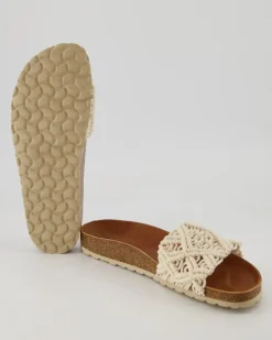 Raga Knots Pantoletten in Beige
