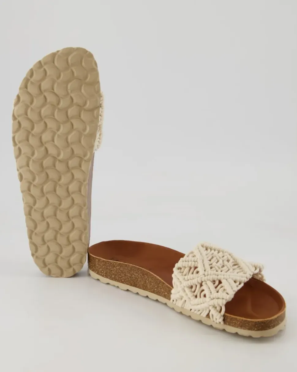 Raga Knots Pantoletten in Beige
