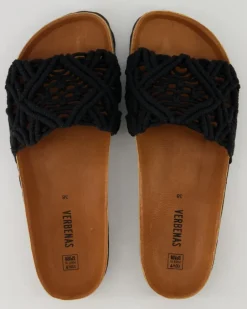 Raga Knots Pantoletten in Schwarz