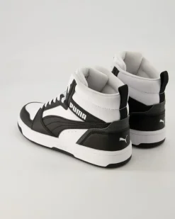 Rebound V6 Mid Jr. Schnürschuhe in Weiß