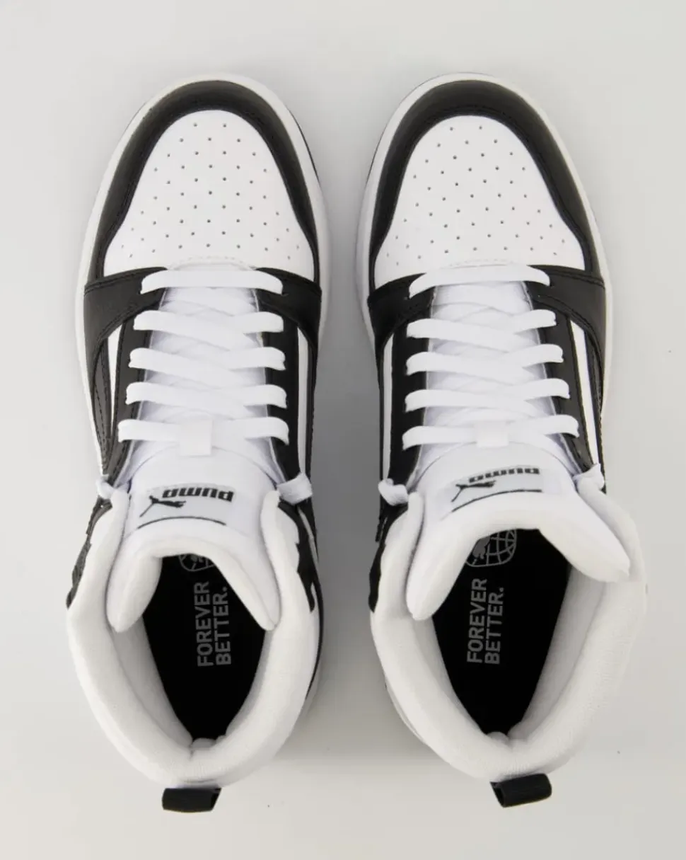 Rebound V6 Mid Jr. Schnürschuhe in Weiß