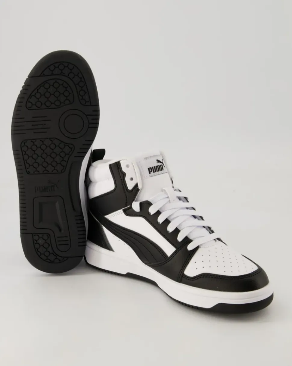 Rebound V6 Mid Jr. Schnürschuhe in Weiß