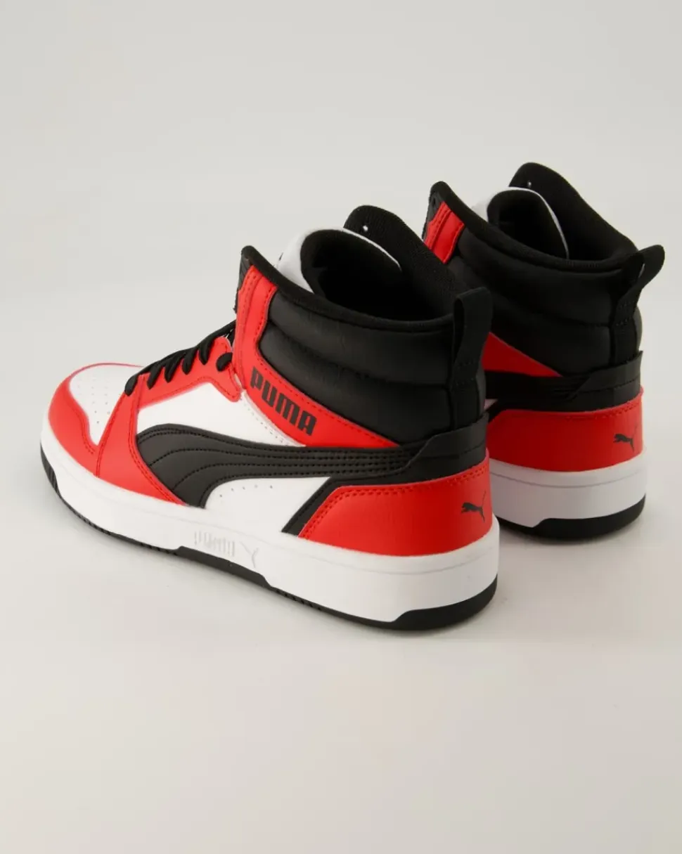 Rebound V6 Mid Jr. Sneaker in Weiß