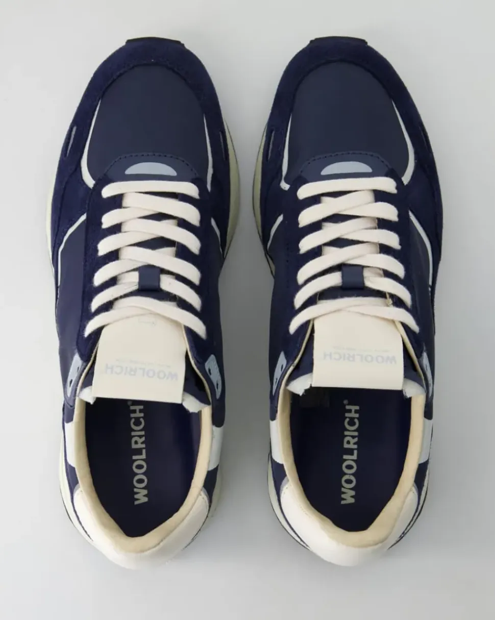Retro Sneaker in Blau