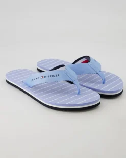 Rope Sandal Pantoletten in Blau