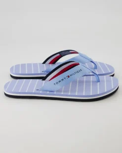 Rope Sandal Pantoletten in Blau