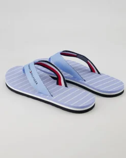 Rope Sandal Pantoletten in Blau