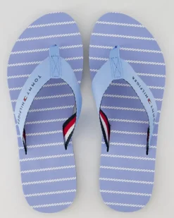Rope Sandal Pantoletten in Blau