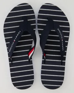 Rope Sandal Zehentrenner in Blau