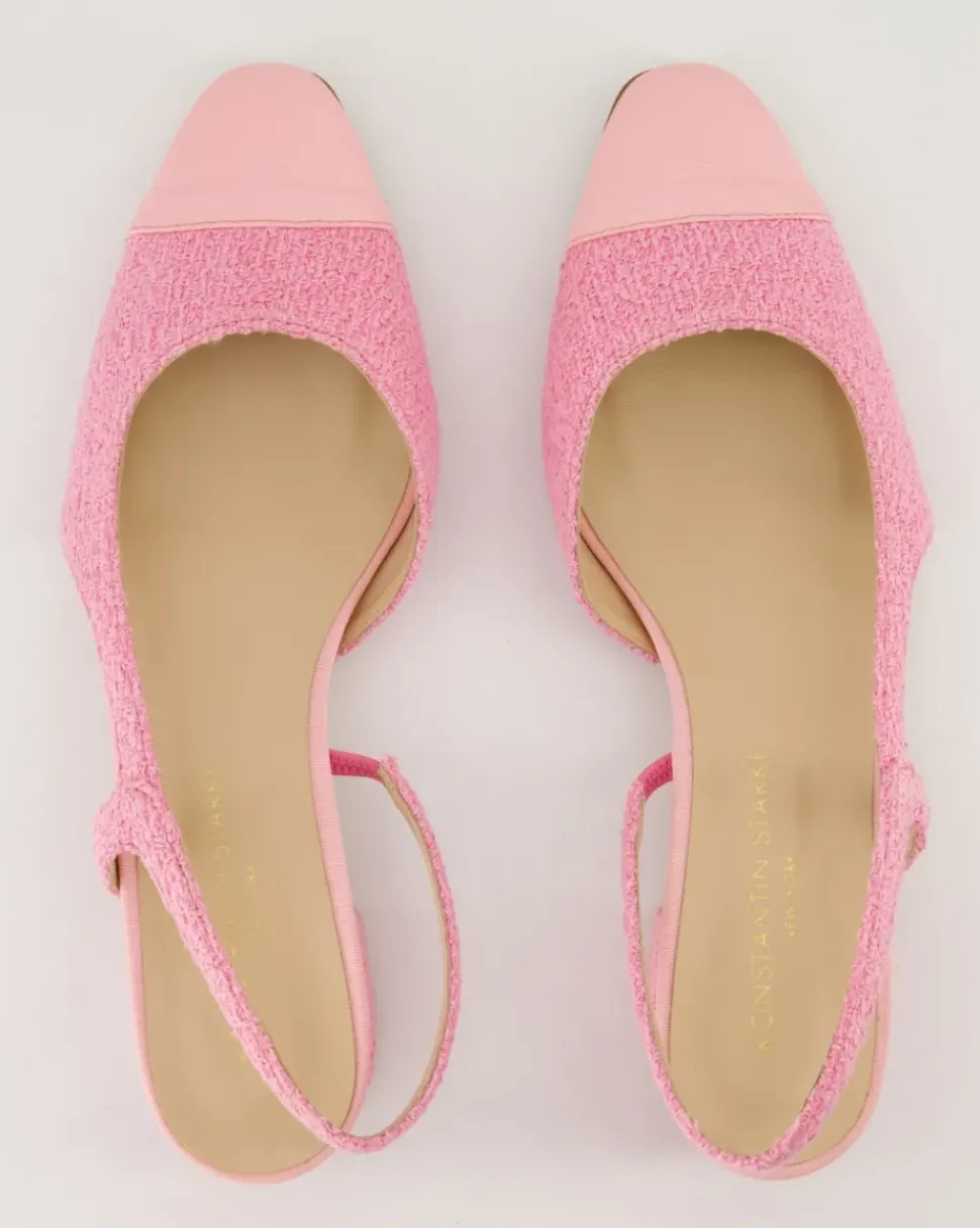 Rosette Slingpumps in Rosa