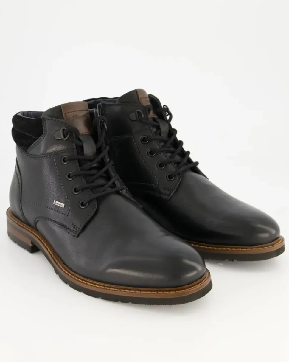 Rostolo-701-Tex Stiefeletten in Schwarz
