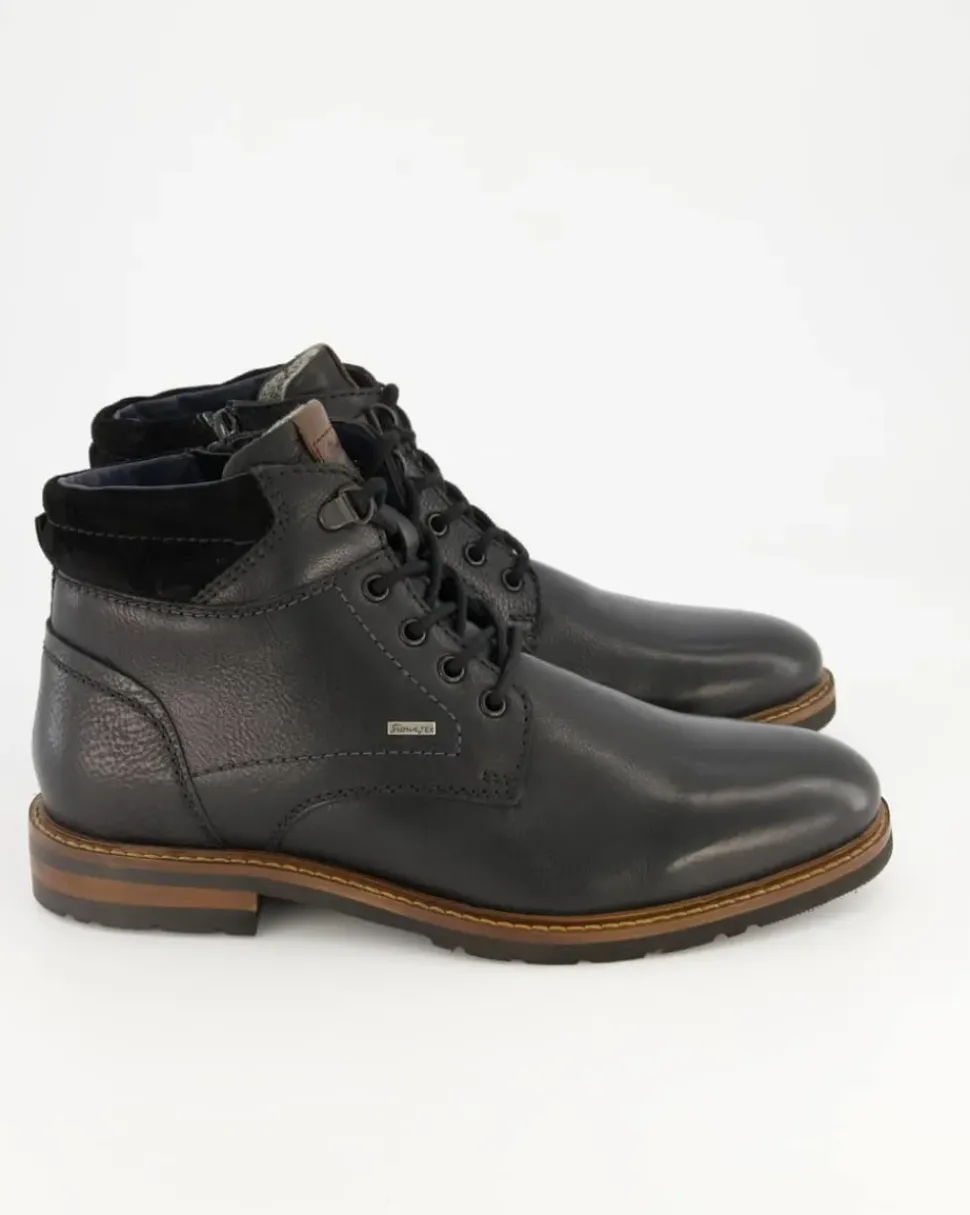 Rostolo-701-Tex Stiefeletten in Schwarz